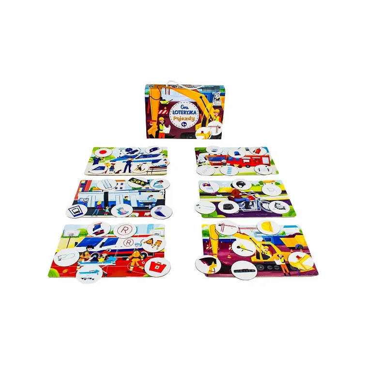 Kapitan Nauka. Loteryjka Pojazdy, gra edukacyjna