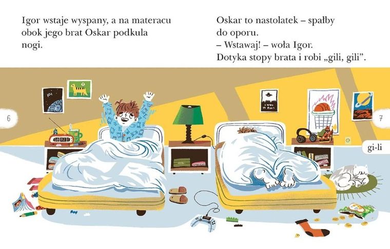 Karate z bratem. Czytam sobie