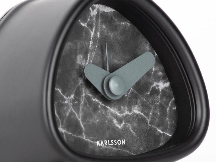 Karlsson, budzik z marmurową tarczą, Marble