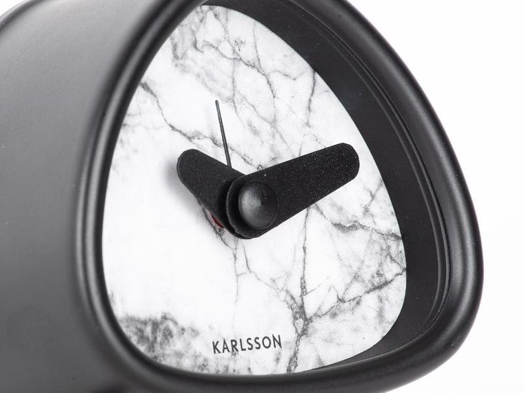 Karlsson, budzik z marmurową tarczą, Marble
