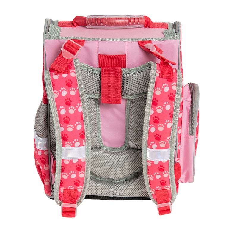 Kayokki, Buldog, tornister szkolny, plecak szkolny, różowy