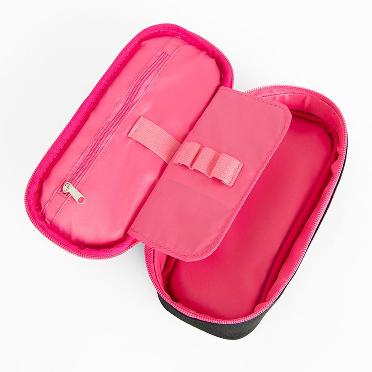 Kayokki, piórnik, owalny, Zebra różowa