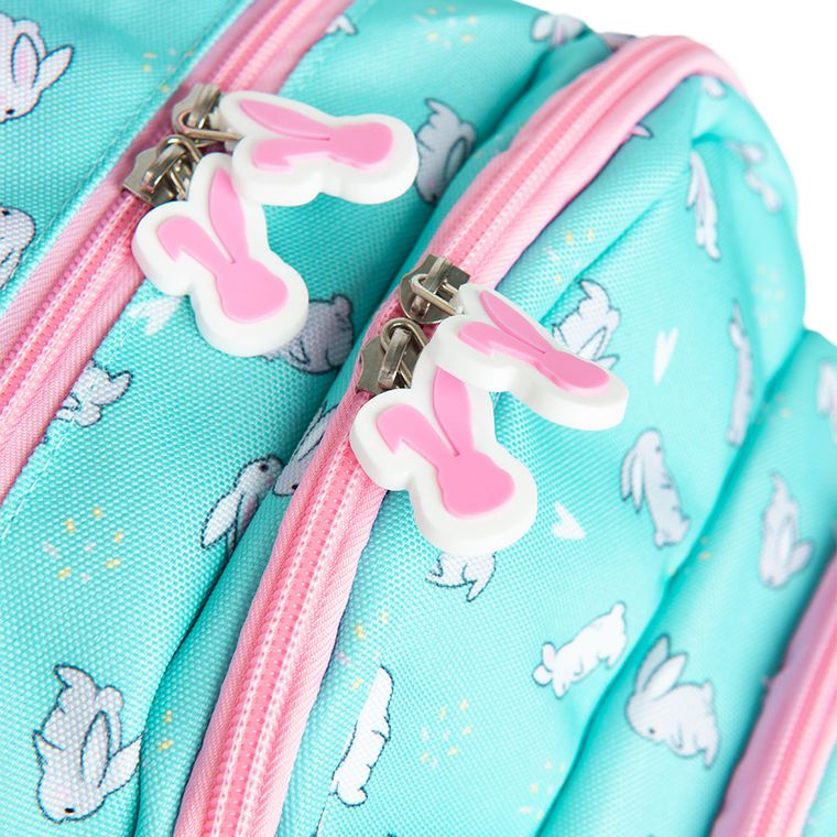 Kayokki, plecak szkolny, 2-komorowy, Króliczki