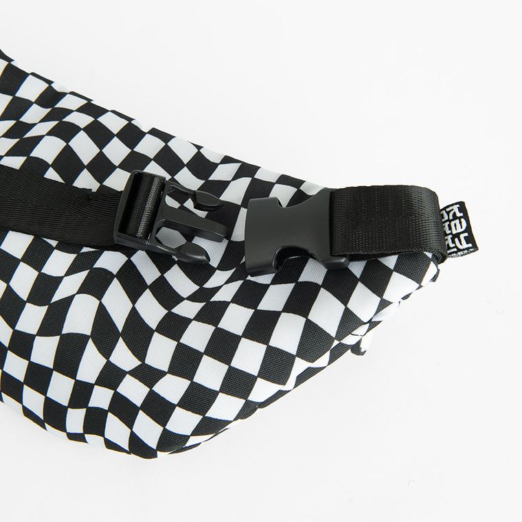Kayokki, saszetka na biodra, Szachownica, czarno-biała