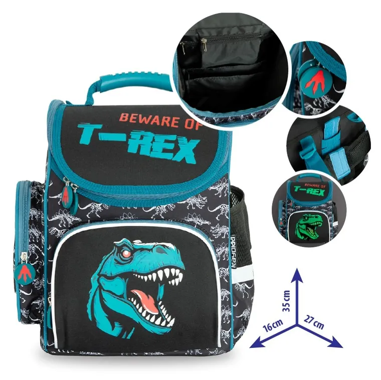 Kayokki, tornister szkolny, Dinozaury