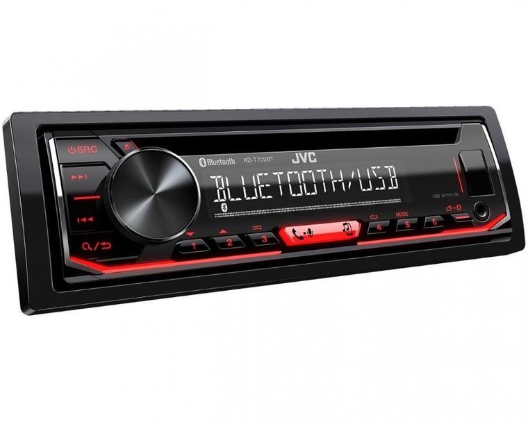 Kenwood, radioodtwarzacz samochodowy, KD-T702BT, Bluetooth, CD + USB + AUX