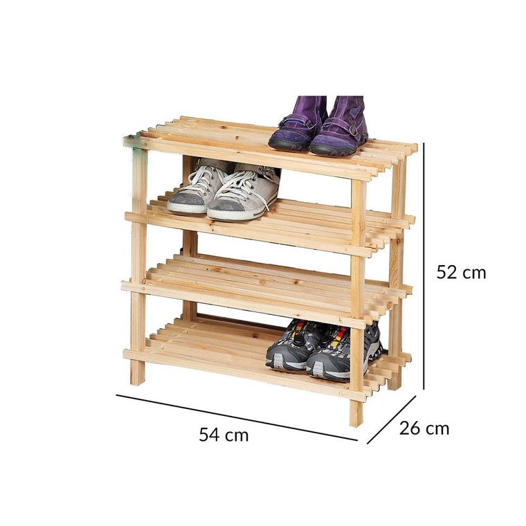 Kesper, stojak na buty z drewna sosnowego