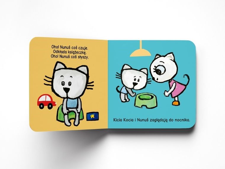 Kicia Kocia i Nunuś. Na nocniku