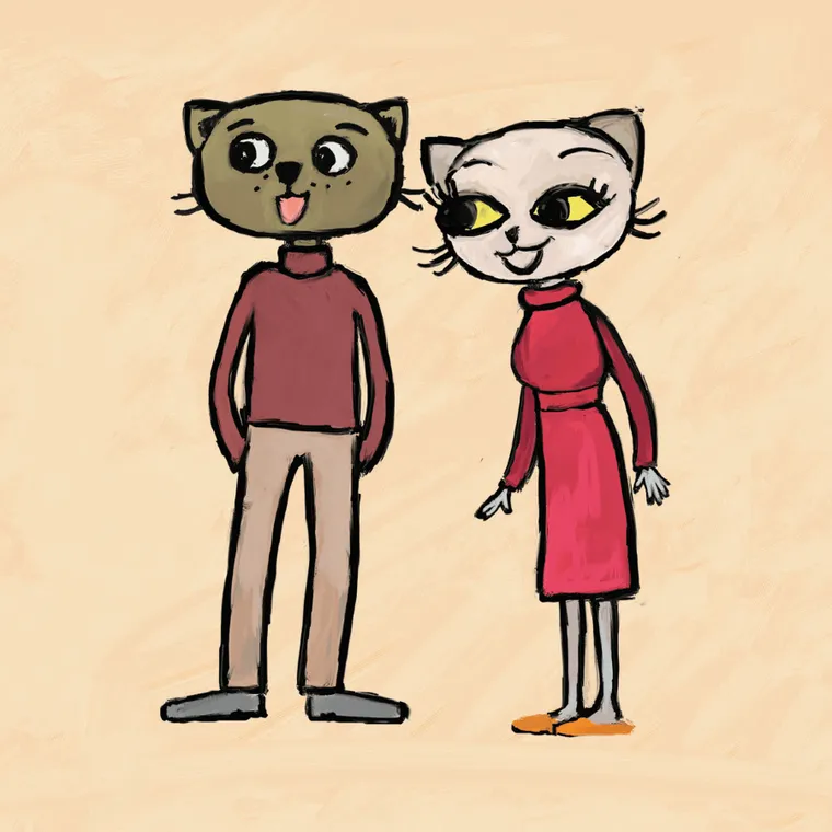 Kicia Kocia na rowerze