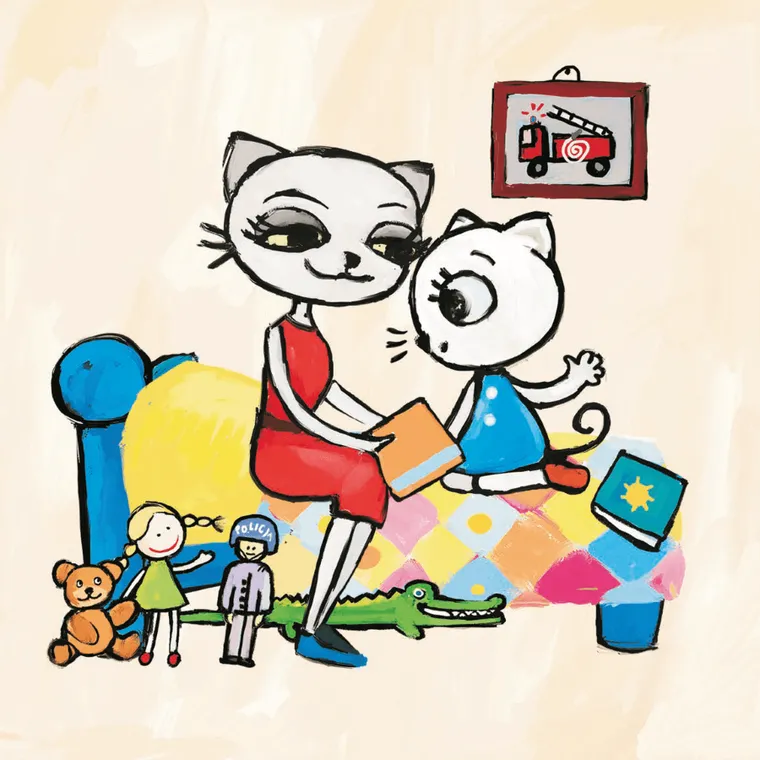 Kicia Kocia w bibliotece