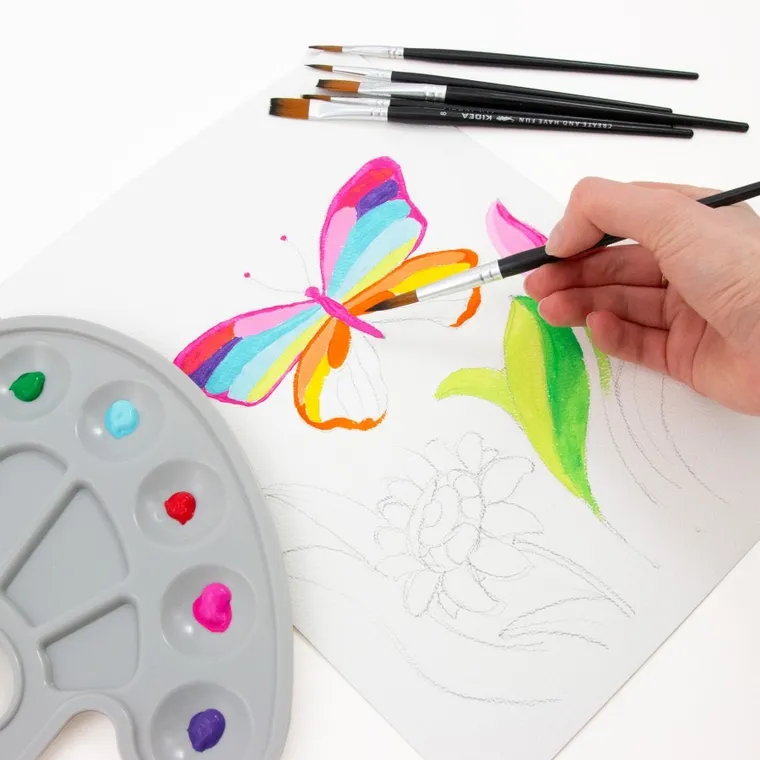 Kidea, farby akrylowe, 12-12ml