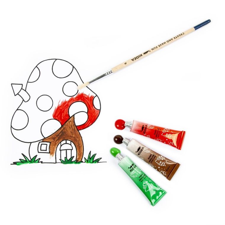 Kidea, farby akrylowe, 24 kolory