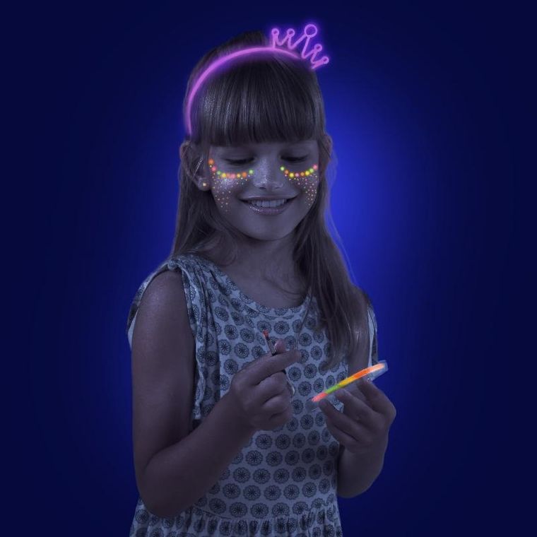 Kidea, farby do twarzy, zestaw z opaską, UV