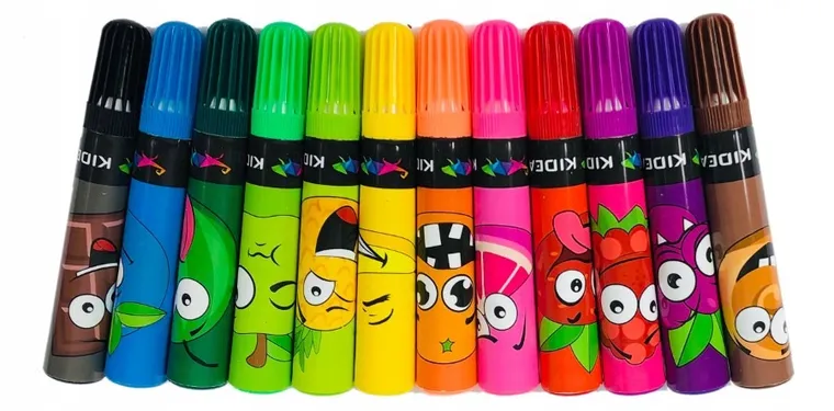 Kidea, flamastry zapachowe, 12 kolorów