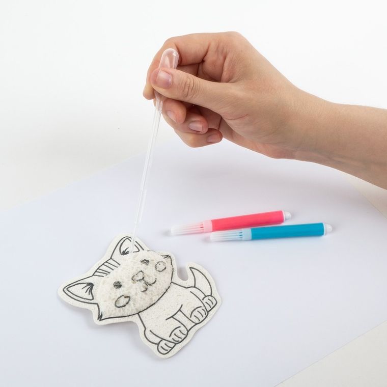 Kidea, Friends, Magiczne karty aktywowane wodą, zestaw kreatywny