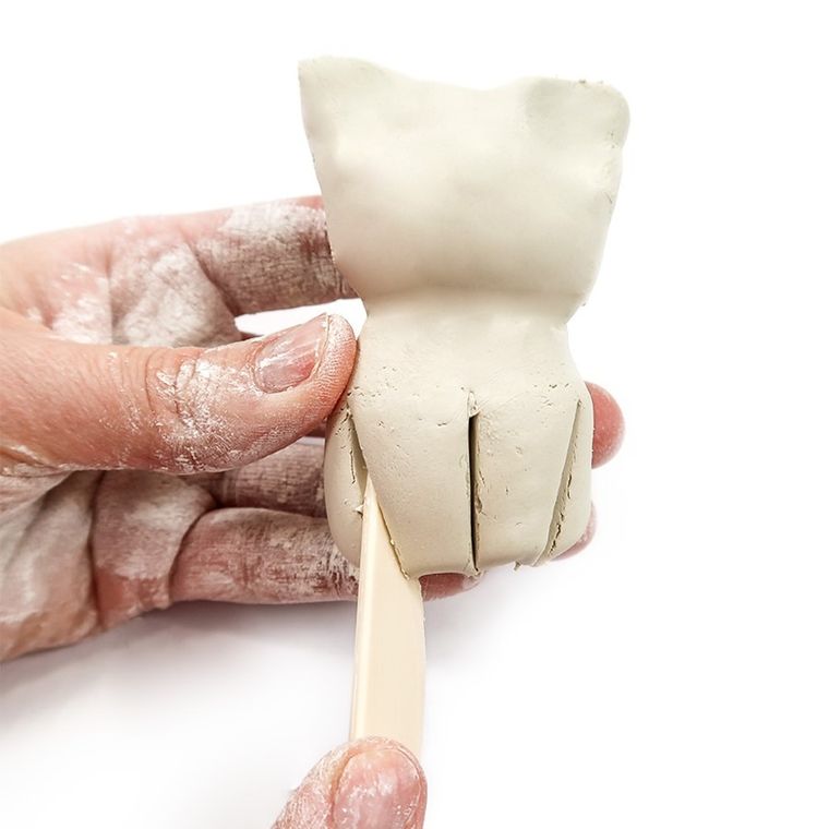 Kidea, glina samoutwardzalna, zestaw kreatywny, misie