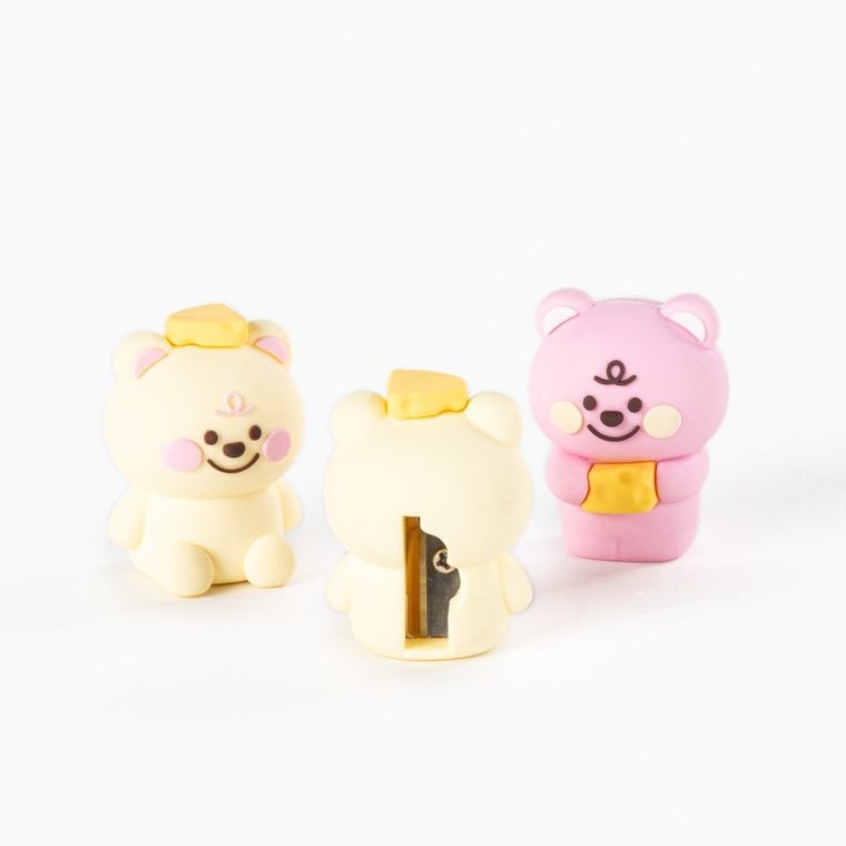 Kidea, gumka do ścierania + temperówka, pluszak