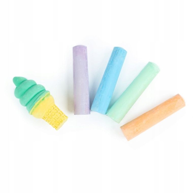 Kidea, kreda jumbo, lody włoskie, 8 elementów