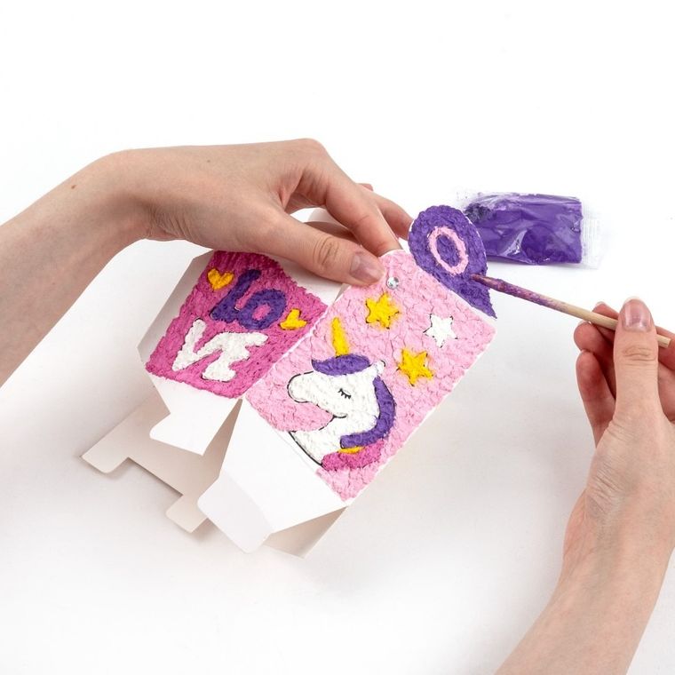 Kidea, Kreowanie po numerach, Szkatułka serce, zestaw kreatywny