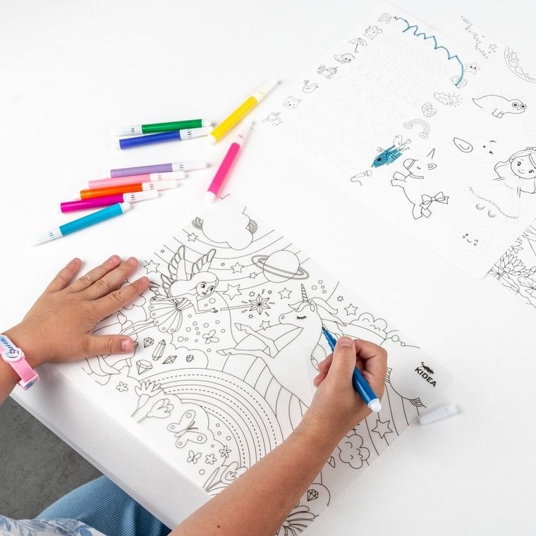 Kidea, Księżniczki, Interaktywna teczka, zestaw kreatywny