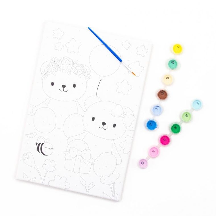 Kidea, malowanie po numerach misie