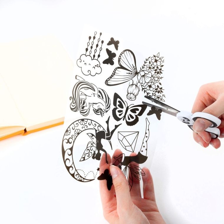 Kidea, Metallic Art Magic, klejowe szablony