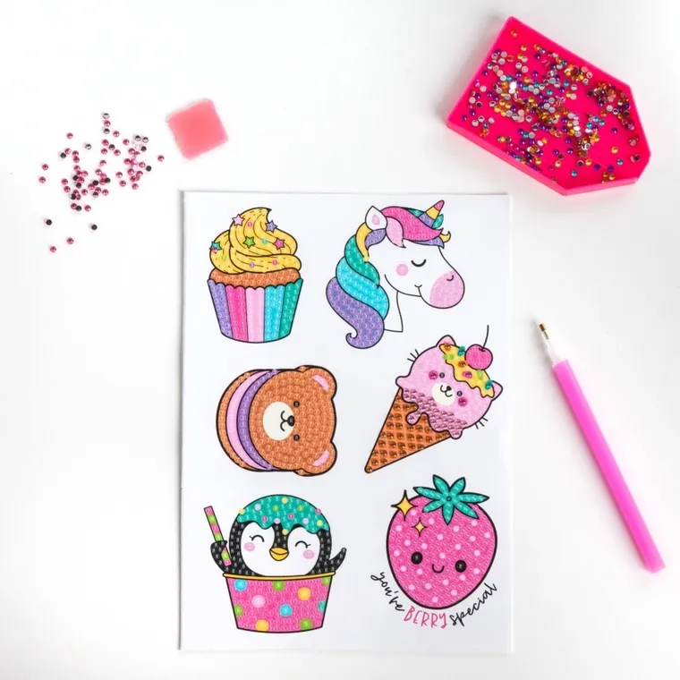 Kidea, naklejki diamentowe, Magic