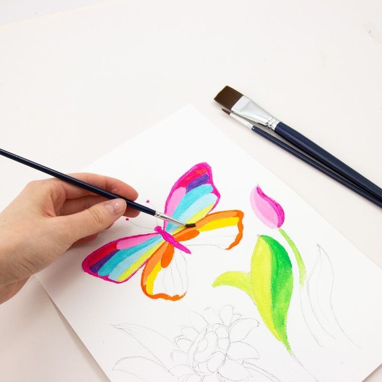 Kidea, pędzle, 3 szt.