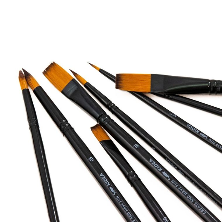 Kidea, pędzle premium, 8 szt.