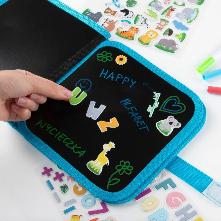 Kidea, podróżny zeszyt zabaw, zestaw kreatywny