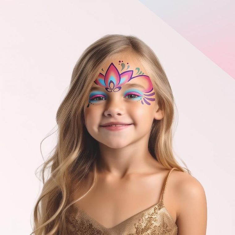 Kidea, Princess z tiarą, farbki do twarzy