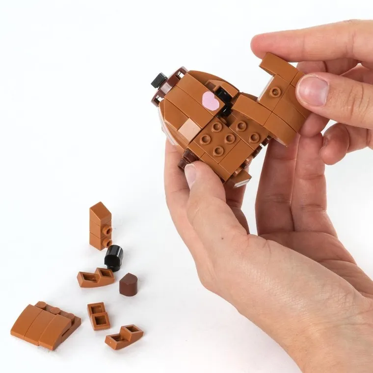 Kidea, Snapets, klocki, brązowa kapibara, 93 elementy