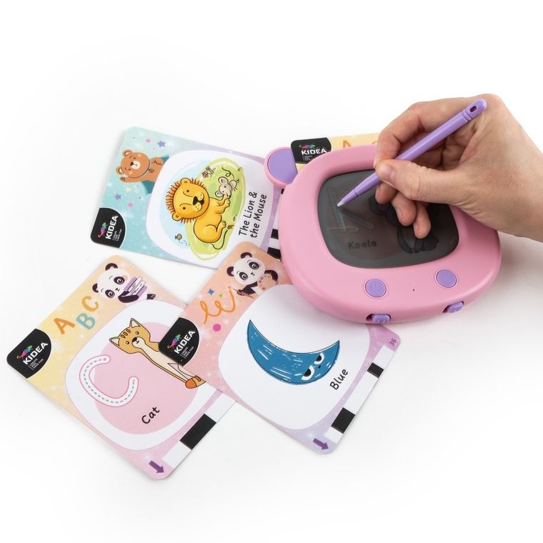 Kidea, Tablet do nauki języka angielskiego, różowy