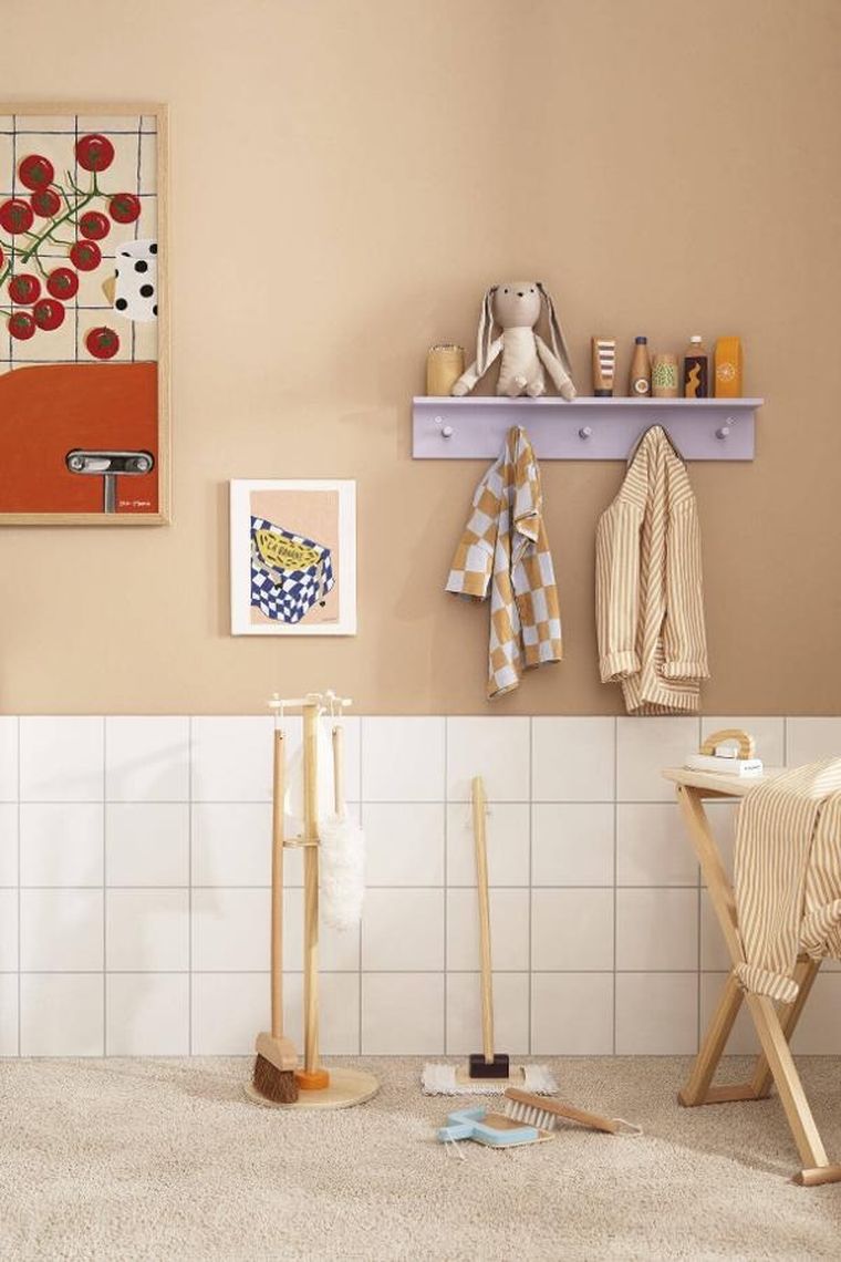 Kid's Concept, Kid's Hub, drewniany zestaw do sprzątania