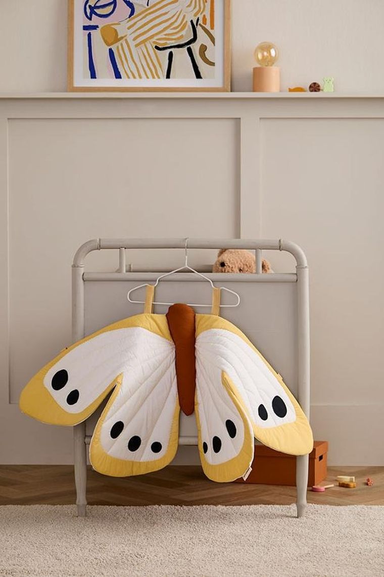 Kids Concept, skrzydła motyla, żółte, MAXI