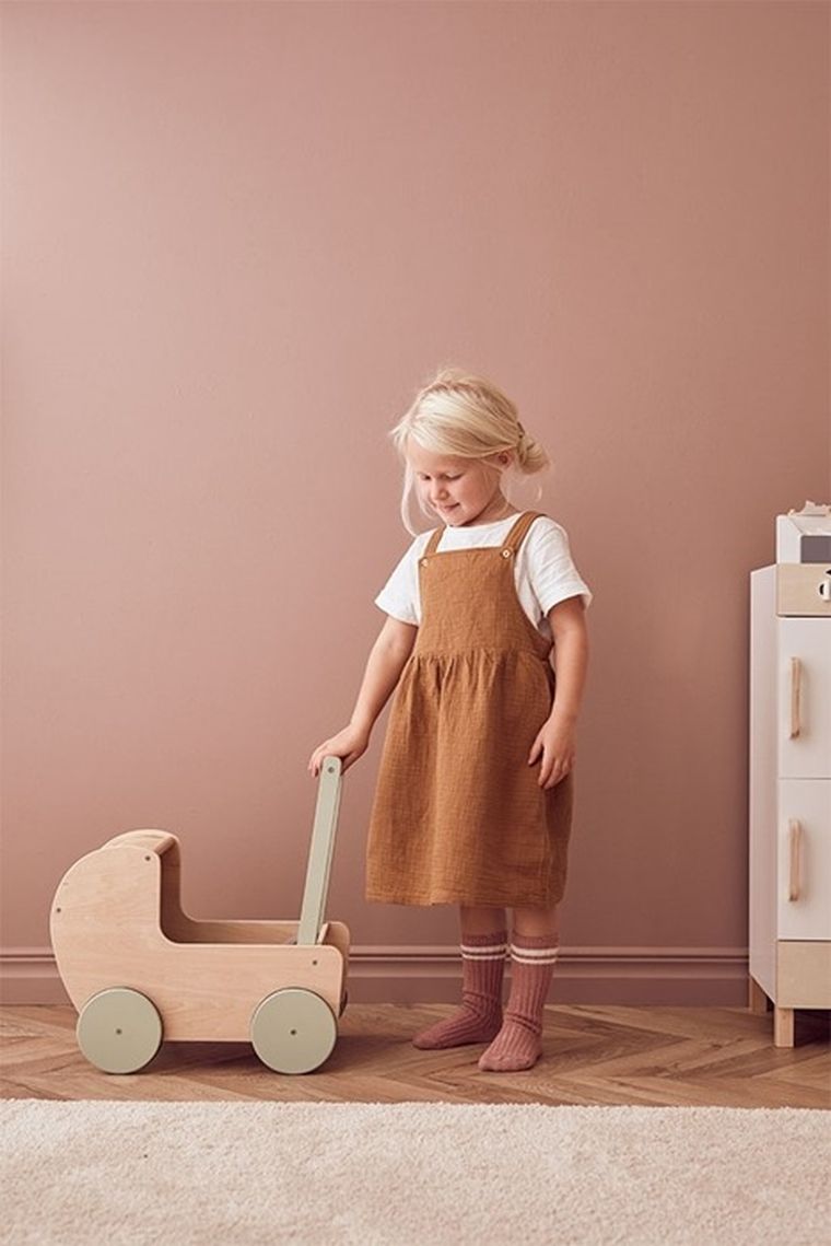 Kid's Concept, wózek dla lalek, natural