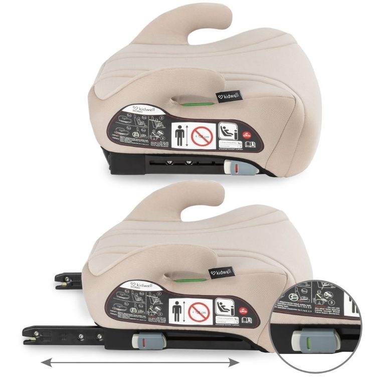 Kidwell, Bono, podstawka samochodowa, beżowa, 125-150 cm