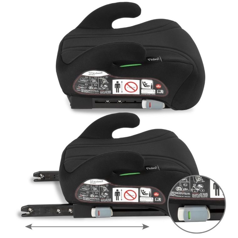 Kidwell, Bono, podstawka samochodowa, czarna, 125-150 cm