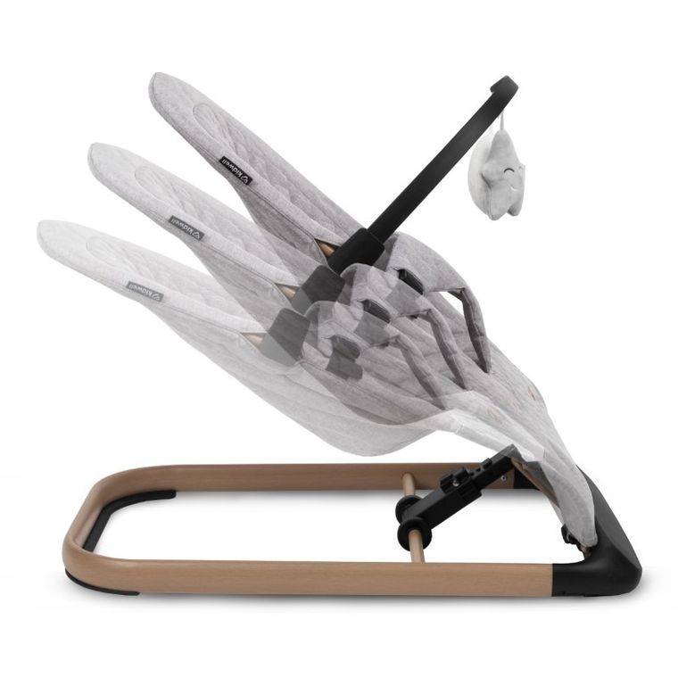 Kidwell, Laro, leżaczek bujaczek, Full Grey/Wooden