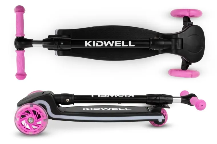 Kidwell, Lumo, hulajnoga 3-kołowa LED, balansowa, pink