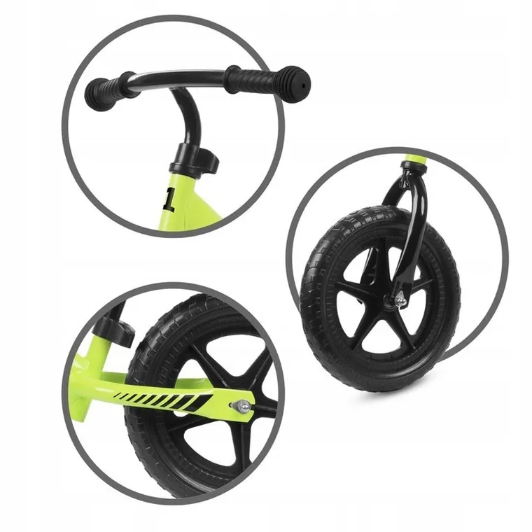 Kidwell, Rebel, rowerek biegowy, zielony