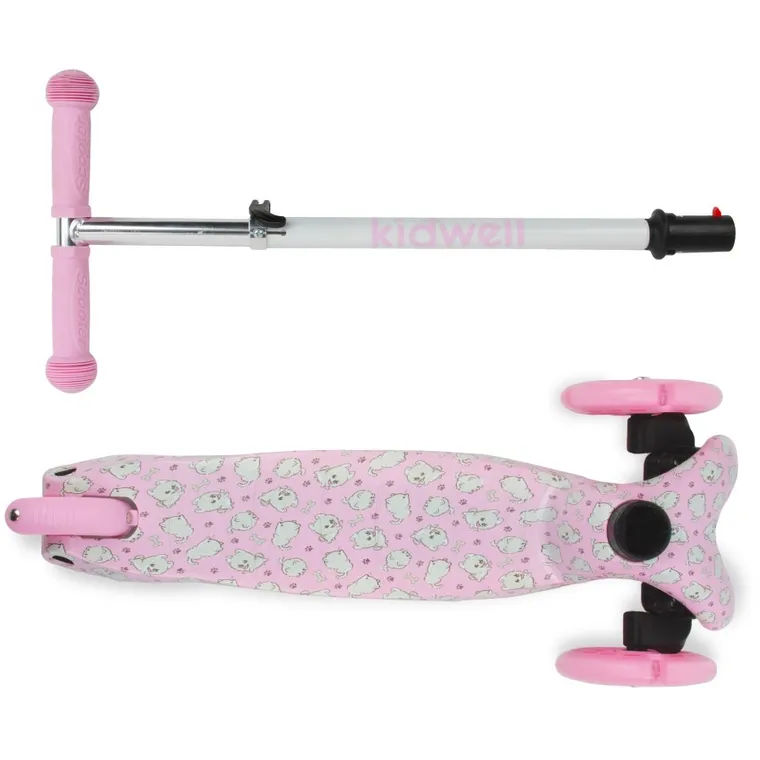 Kidwell, Uno, hulajnoga 3-kołowa LED, balansowa, puppy