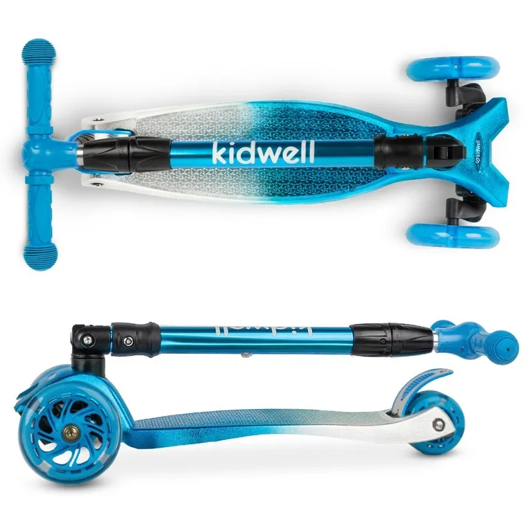 Kidwell, Vento, hulajnoga 3-kołowa, balansowa, niebieska