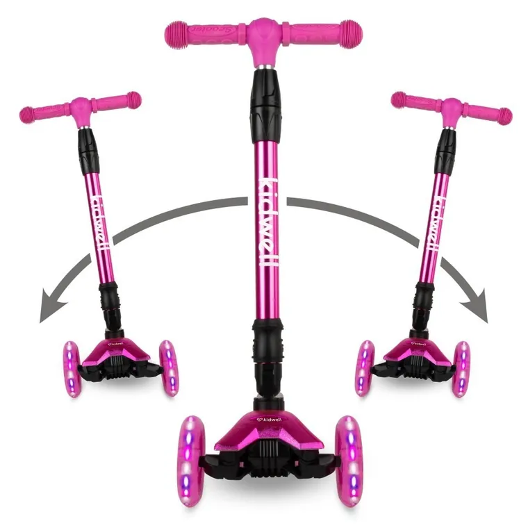 Kidwell, Vento, hulajnoga 3-kołowa, balansowa, różowa