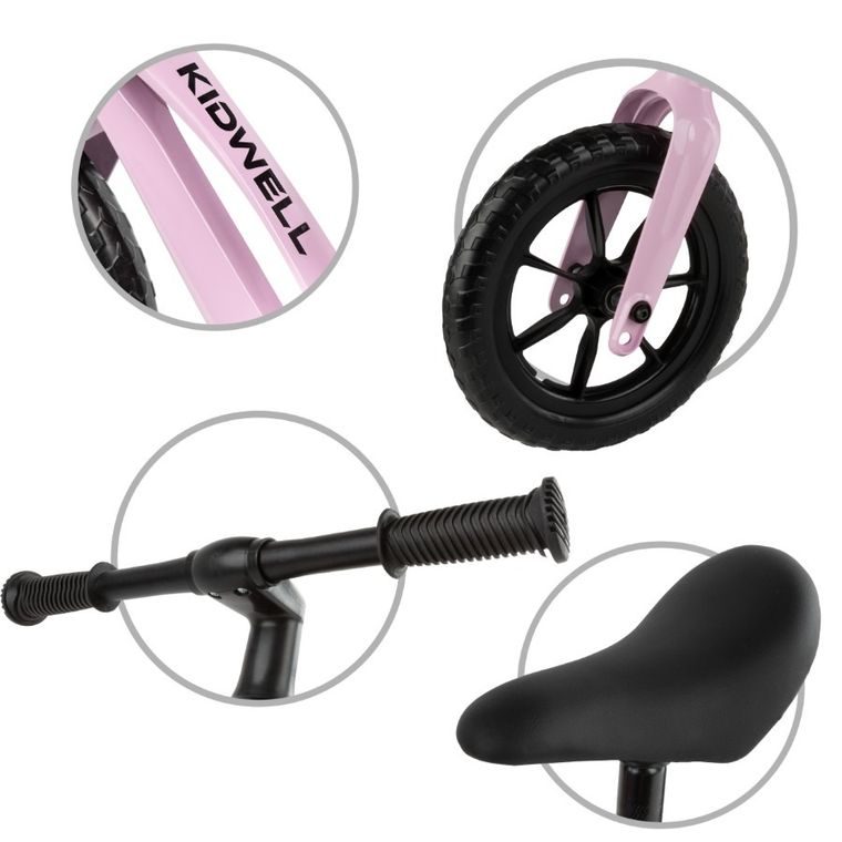 Kidwell, Vito, rowerek biegowy, Pink