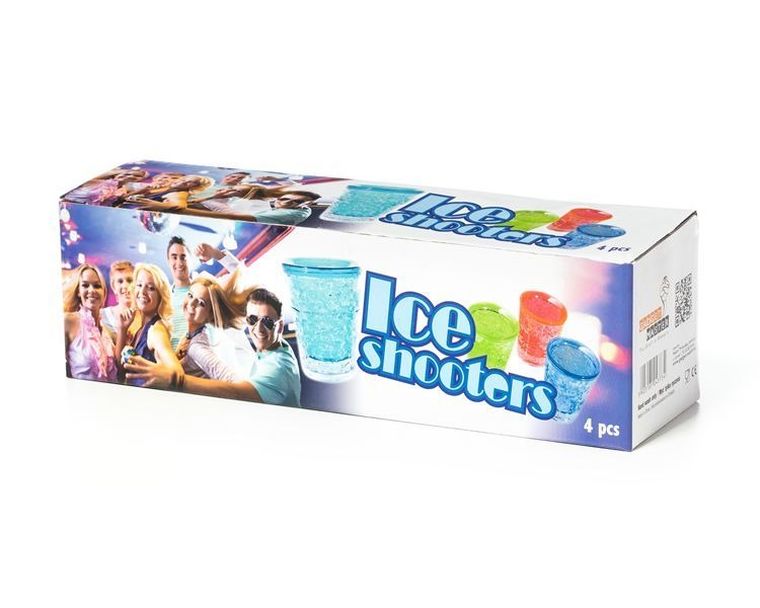 Kieliszki lodowe, kolorowe, 4 szt.