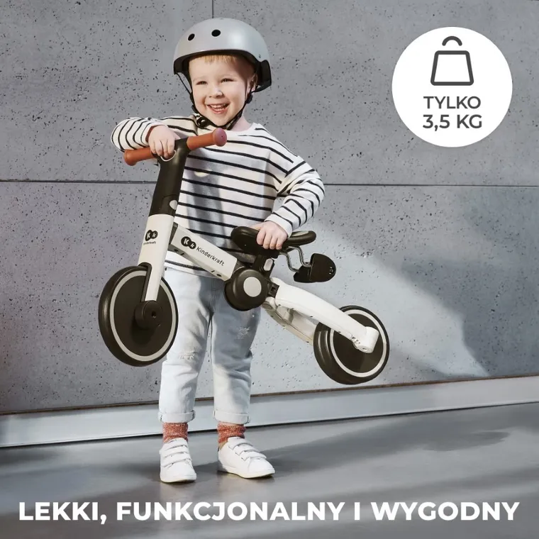 Kinderkraft, 4Trike, rowerek trójkołowy, Primrose Yellow