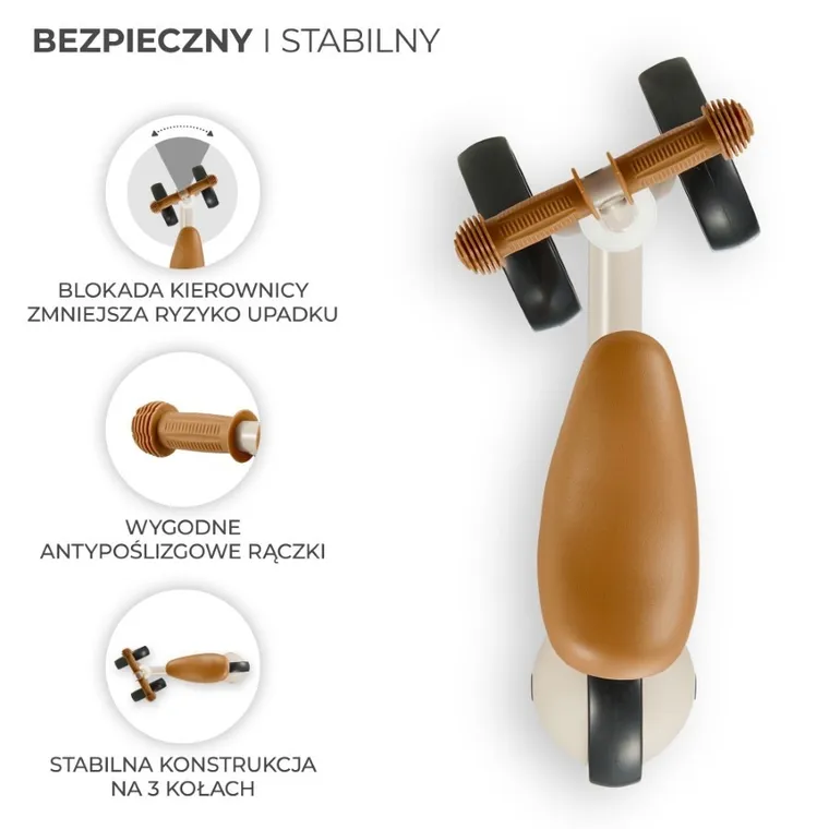 Kinderkraft, Cutie, rowerek biegowy, Light Beige