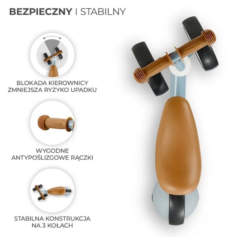 Kinderkraft, Cutie, rowerek biegowy, Light Blue