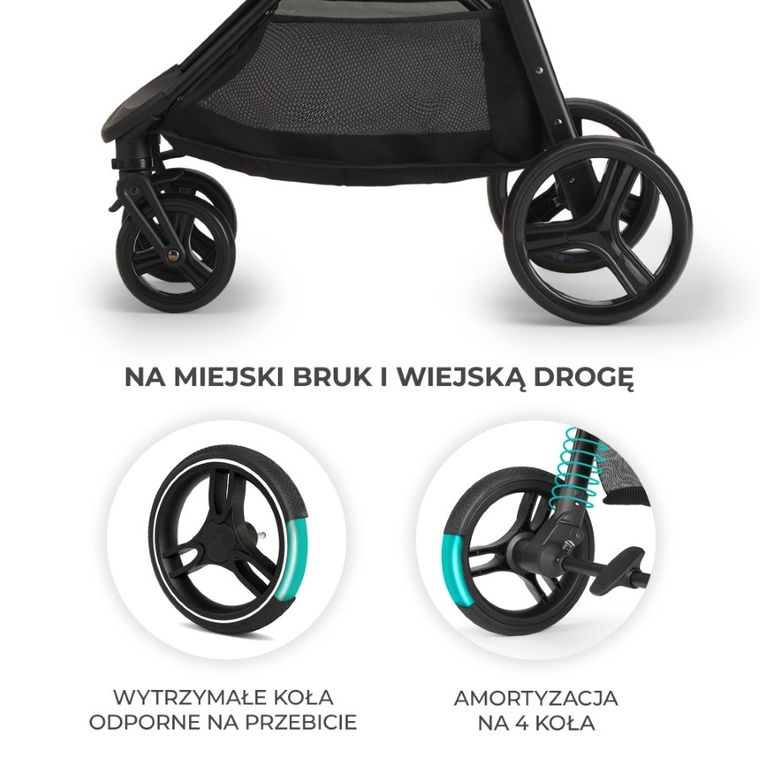 Kinderkraft, Grande Plus, Happy Shapes, wózek spacerowy